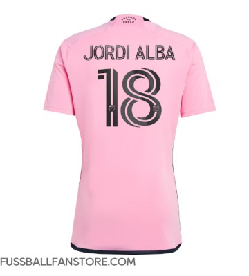 Inter Miami Jordi Alba #18 Replik Heimtrikot 2024-25 Kurzarm